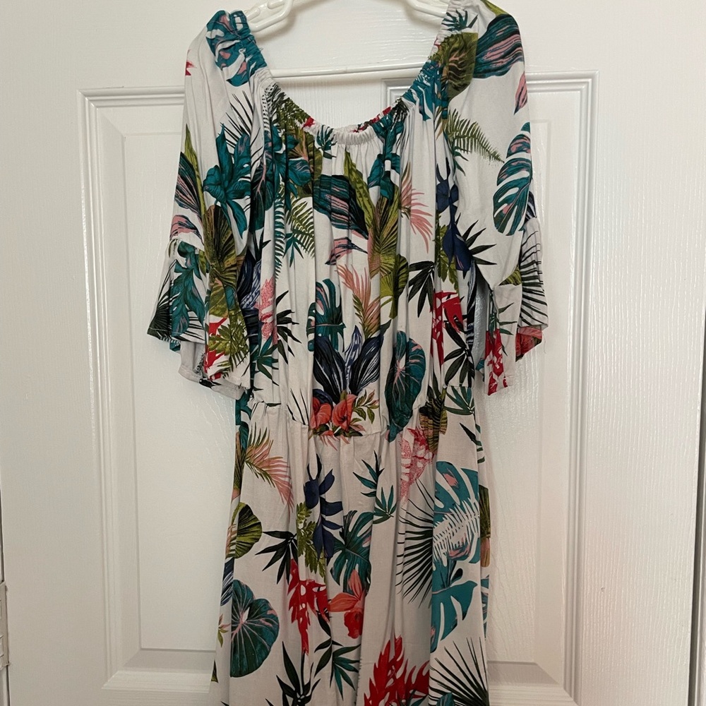 Tropical light dress